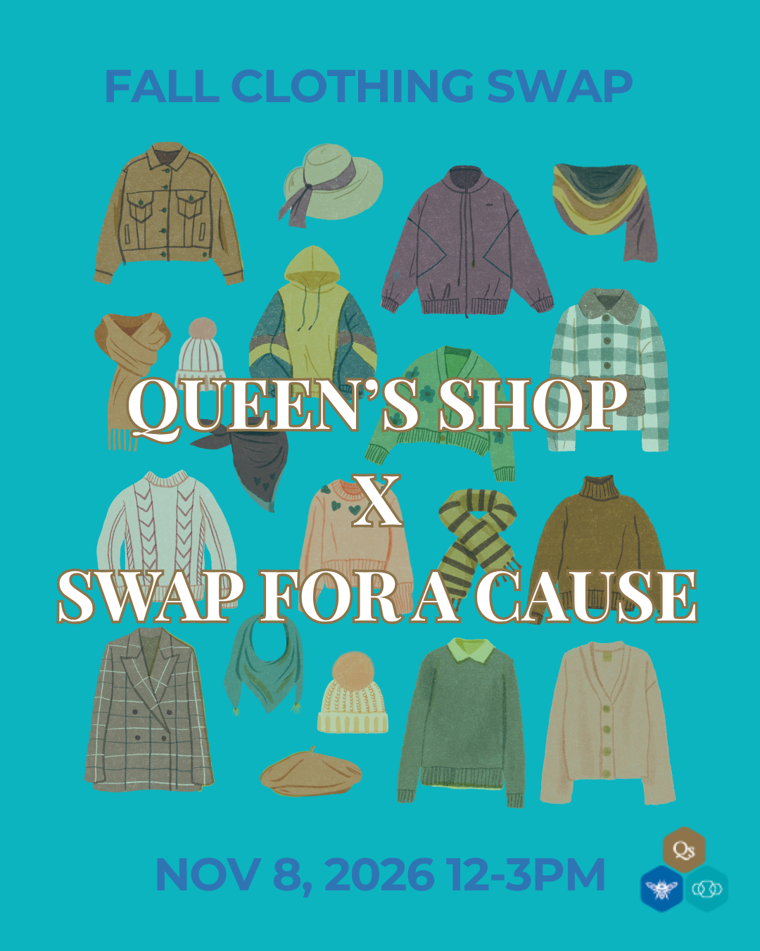 Clothing Swap - Queen's + Swap for a Cause NOV 8, 2026
