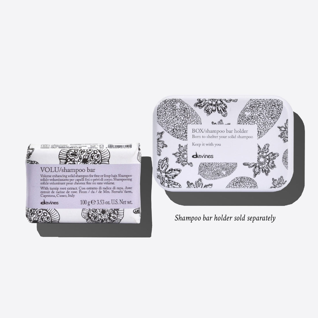 Volu Solid Shampoo Bar + Holder, Essentials -Queen’s Shop